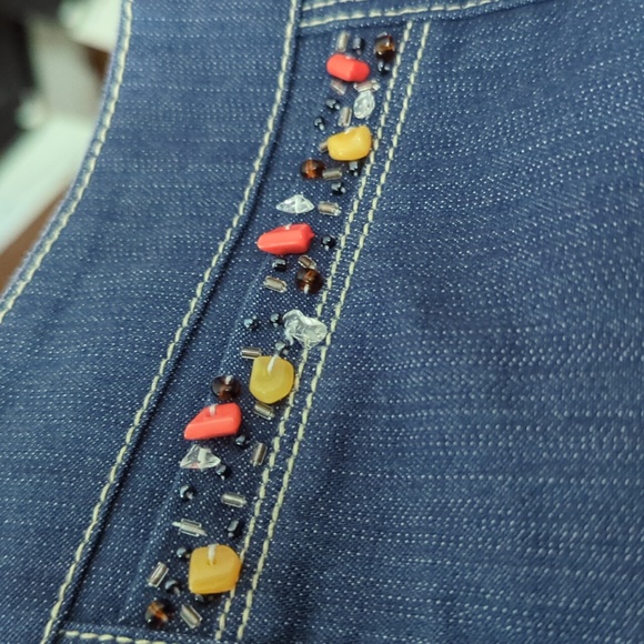 Lana Sport Denim Skirt. Midi. Size 14. 34 Waist . Like new. - Picture 8 of 8